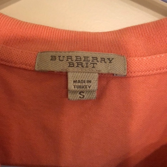 Burberry orange polo shirt - Picture 3 of 4